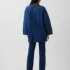 Abrigo de coche oversize de denim