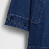 Abrigo de coche oversize de denim