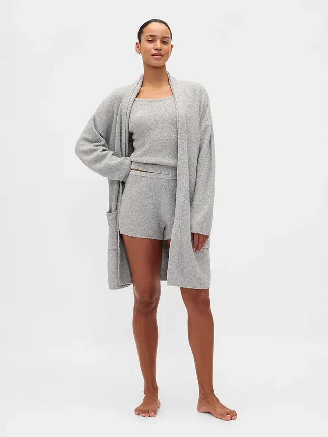 Albornoz holgado de bouclé CashSoft