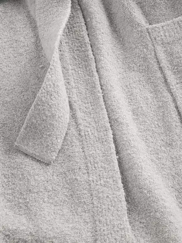 Albornoz holgado de bouclé CashSoft
