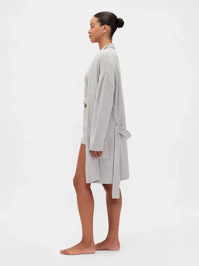 Albornoz holgado de bouclé CashSoft