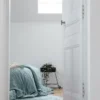 Alfombra lavable «ABC Natural Vintage Blue» de Lorena Canals