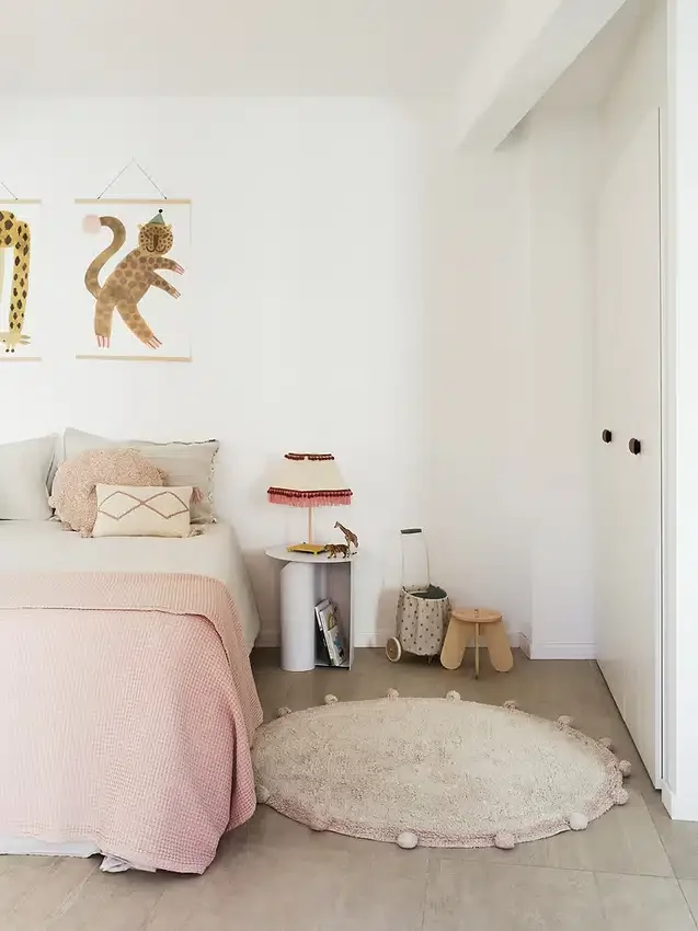 Alfombra lavable «Bubbly Vintage Nude» de Lorena Canals