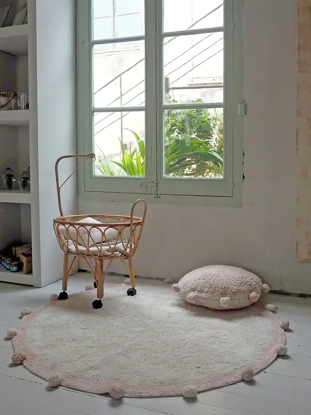 Alfombra lavable «Bubbly Vintage Nude» de Lorena Canals