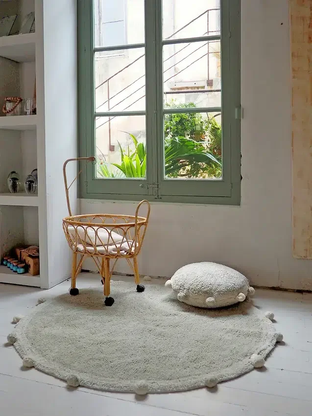 Alfombra lavable de Lorena Canals «Bubbly Olive»