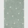 Alfombra lavable de Lorena Canals «Mini Dot» azul salvia
