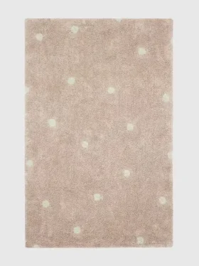 Alfombra lavable de Lorena Canals «Mini Dot» rosa