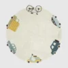 Alfombra lavable «Wheels» mediana de Lorena Canals