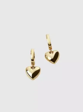 Ana Luisa: Aros con corazones abombados «Jessica»