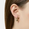 Ana Luisa: Aros con corazones abombados «Jessica»