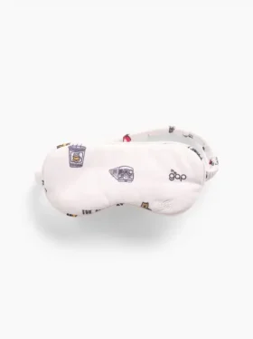 Antifaz de dormir infantil reciclado con el Gap Logo
