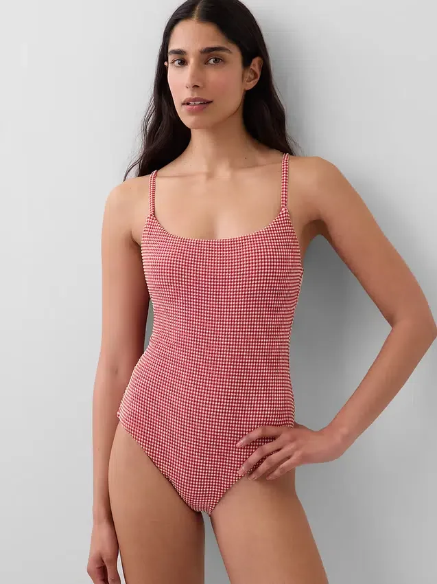 Bañador de cuello redondo