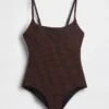 Bañador de cuello redondo