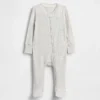 Baby First Favorites: mono con pies de punto de canalé fino