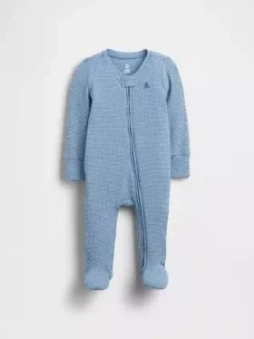 Baby First Favorites: mono con pies de punto de canalé fino