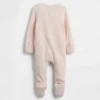 Baby First Favorites: mono con pies de punto de canalé fino