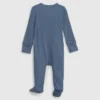Baby First Favorites: mono con pies de punto de canalé fino