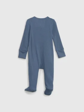 Baby First Favorites: mono con pies de punto de canalé fino