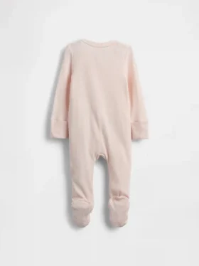 Baby First Favorites: mono con pies de punto de canalé fino