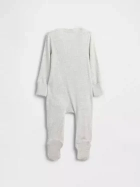Baby First Favorites: mono con pies de punto de canalé fino
