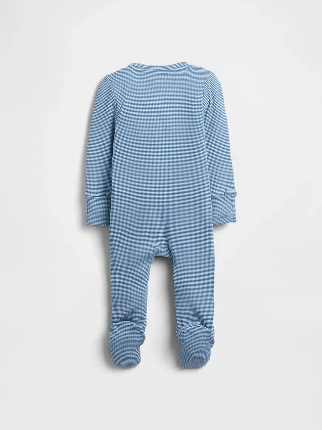 Baby First Favorites: mono con pies de punto de canalé fino