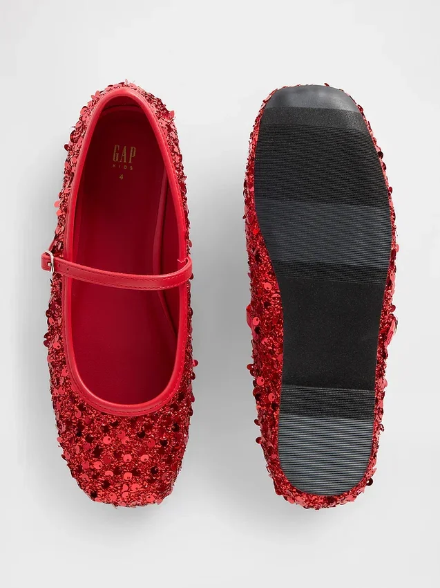 Bailarinas infantiles con lentejuelas