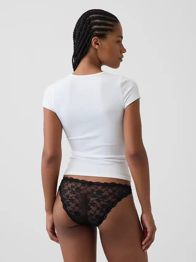 Bikini cheeky de encaje