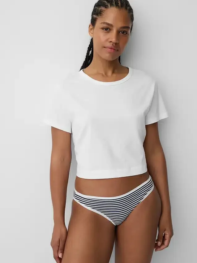 Bikini de algodón orgánico elástico