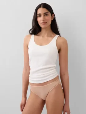 Bikini de algodón orgánico elástico