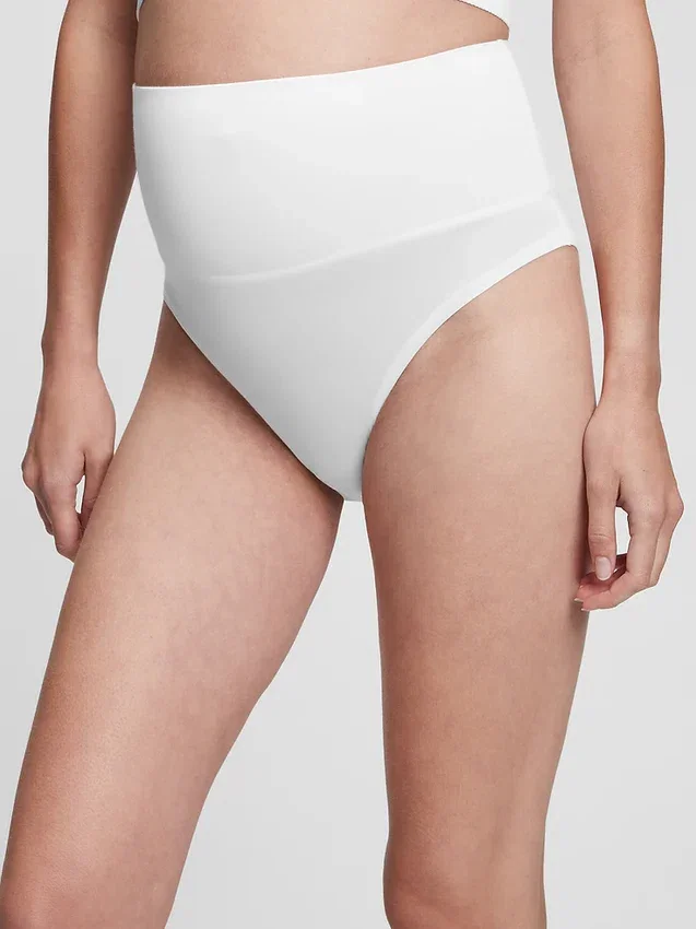 Bikini elástico de talle alto premamá