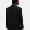 Blazer oversize con tejido elástico en dos direcciones