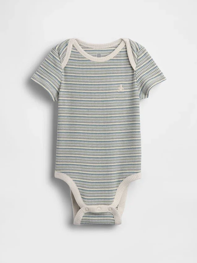 Body «Baby First Favorites» de punto acanalado fino