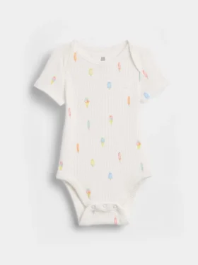 Body «Baby First Favorites» de punto acanalado fino