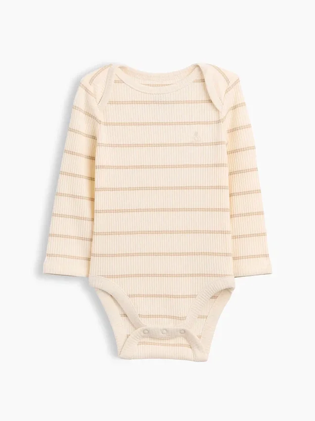 Body «Baby First Favorites» de punto acanalado fino