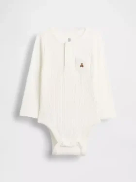Body «Baby First Favorites» de punto acanalado fino