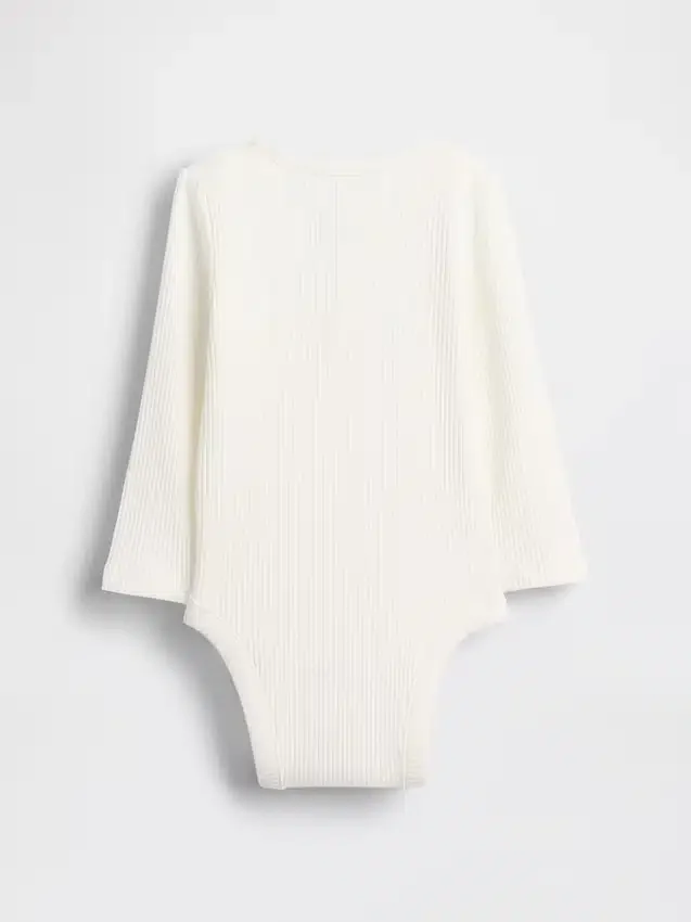 Body «Baby First Favorites» de punto acanalado fino