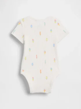 Body «Baby First Favorites» de punto acanalado fino