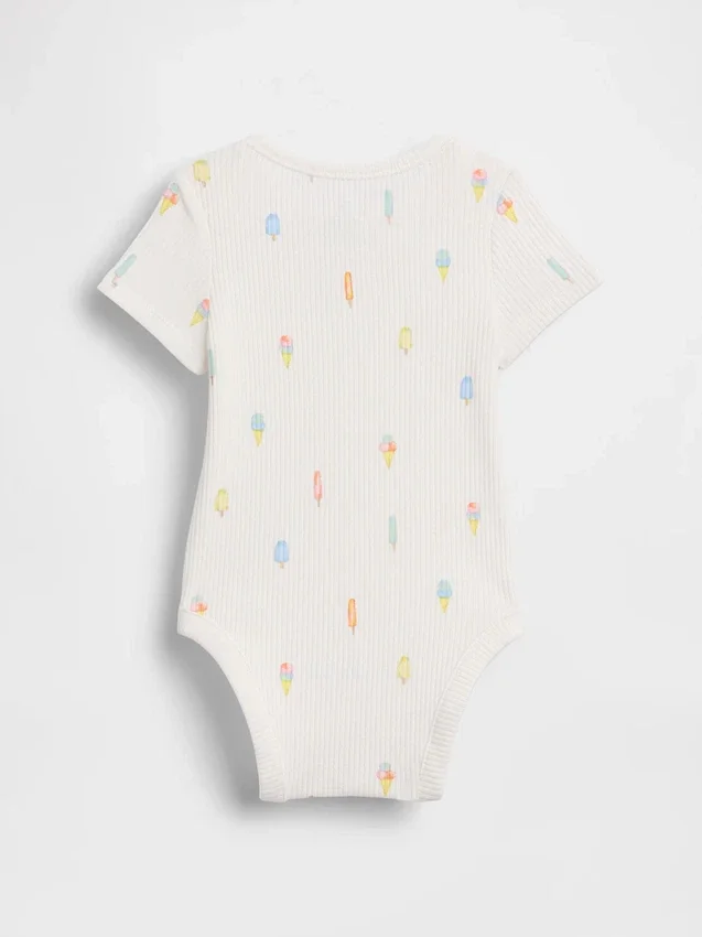 Body «Baby First Favorites» de punto acanalado fino