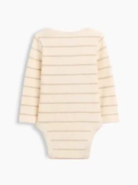 Body «Baby First Favorites» de punto acanalado fino