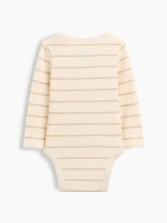 Body «Baby First Favorites» de punto acanalado fino