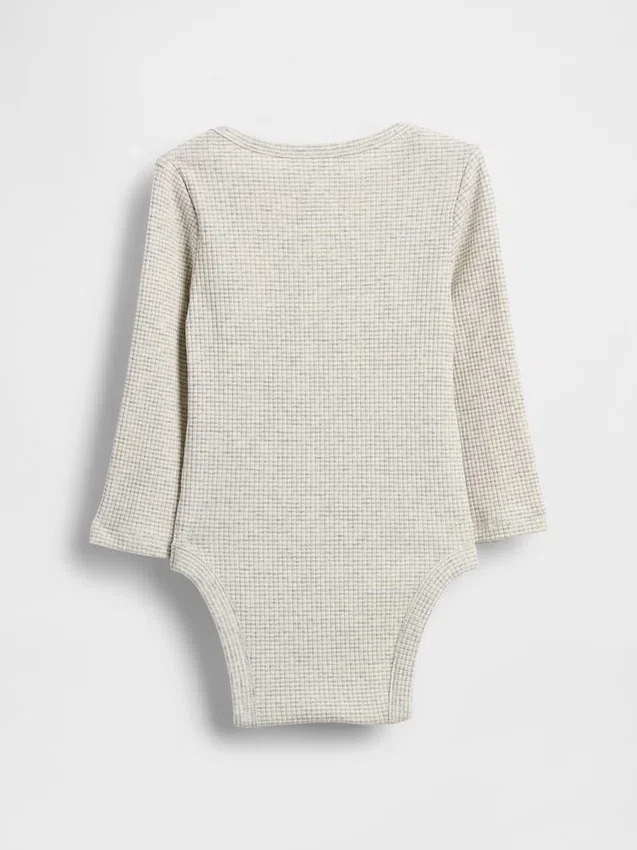 Body «Baby First Favorites» de punto acanalado fino