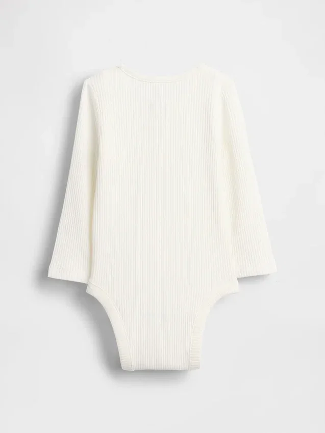 Body «Baby First Favorites» de punto acanalado fino
