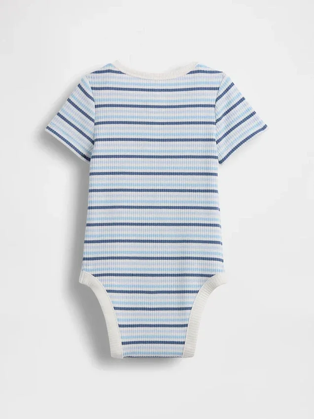 Body «Baby First Favorites» de punto acanalado fino