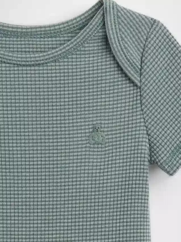 Body «Baby First Favorites» de punto acanalado fino