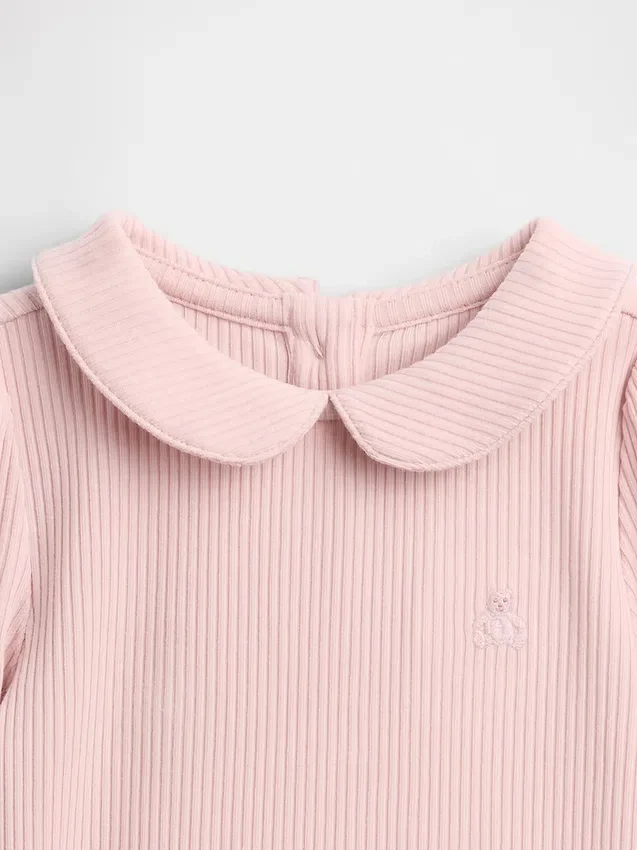Body «Baby First Favorites» de punto acanalado fino