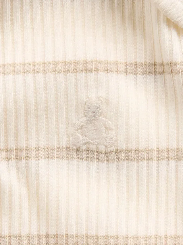 Body «Baby First Favorites» de punto acanalado fino