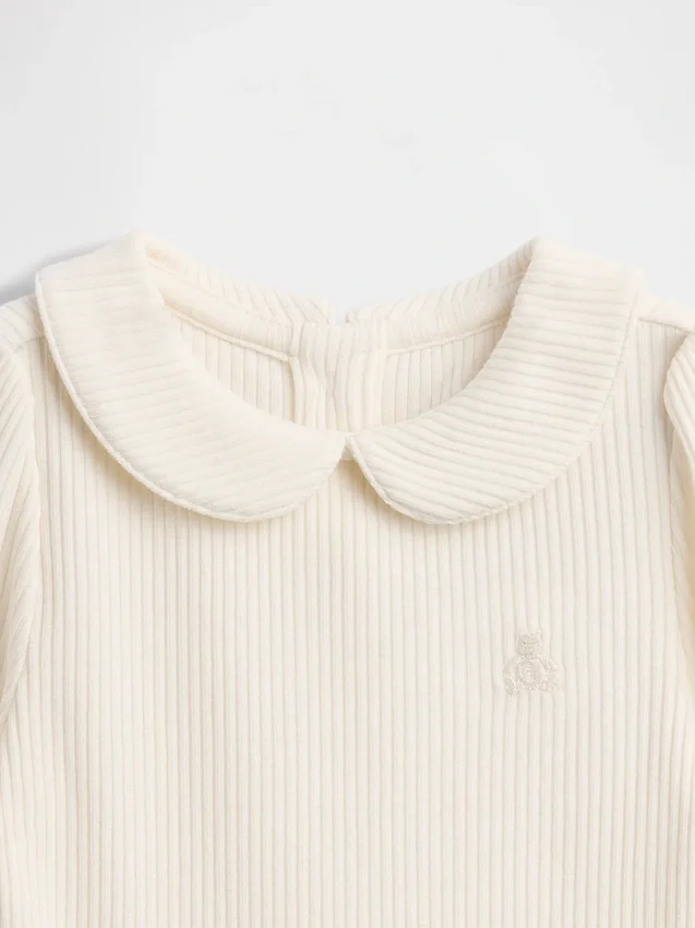 Body «Baby First Favorites» de punto acanalado fino