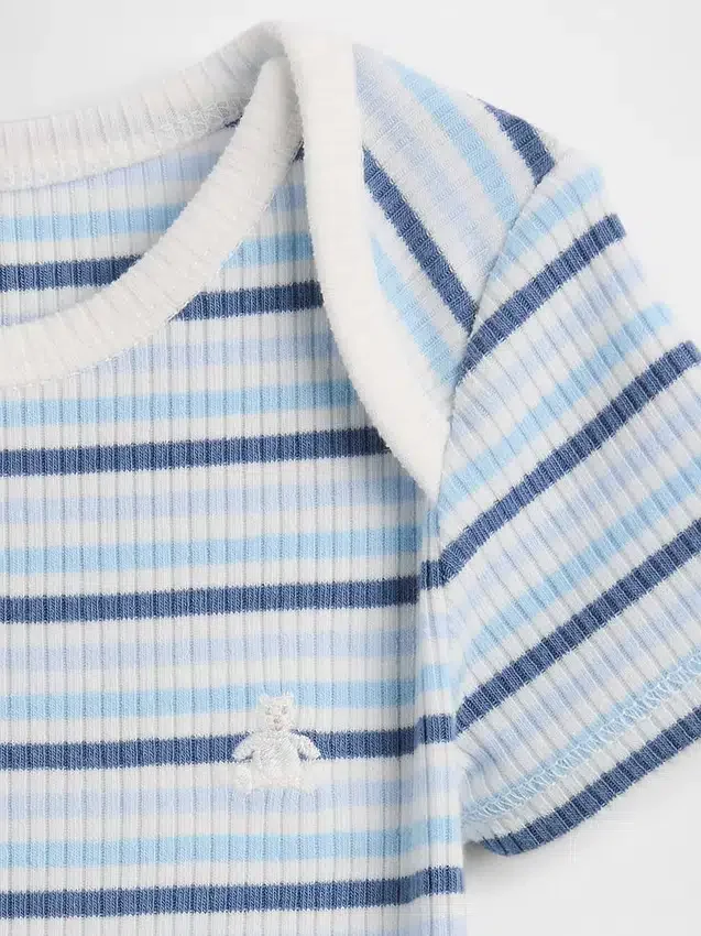 Body «Baby First Favorites» de punto acanalado fino