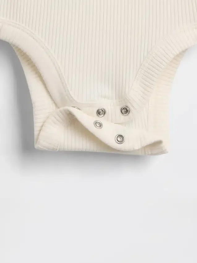 Body «Baby First Favorites» de punto acanalado fino