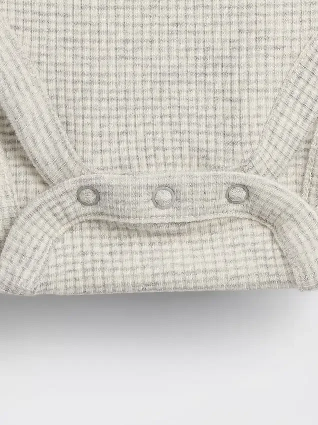 Body «Baby First Favorites» de punto acanalado fino